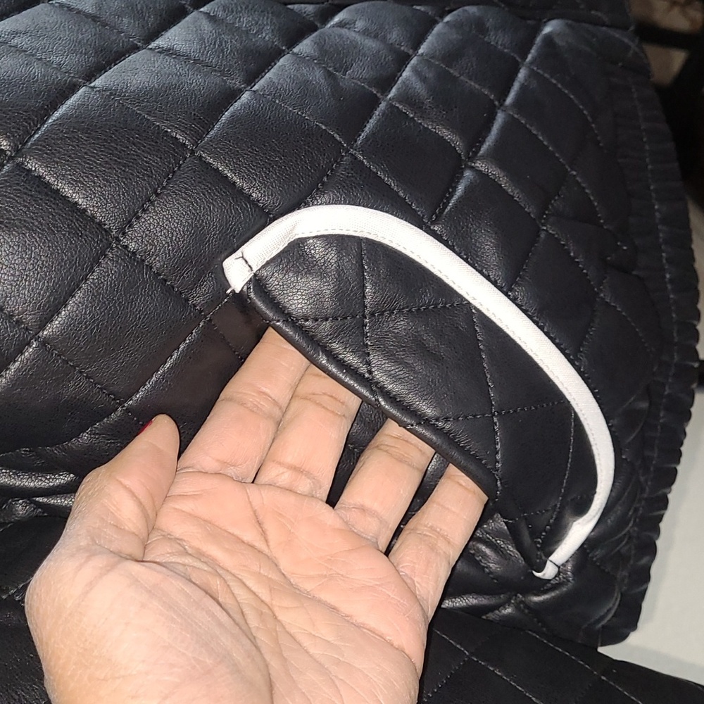 💕NWT Andrew Marc Sport Faux Leather Jacket💕 - Picture 6 of 12